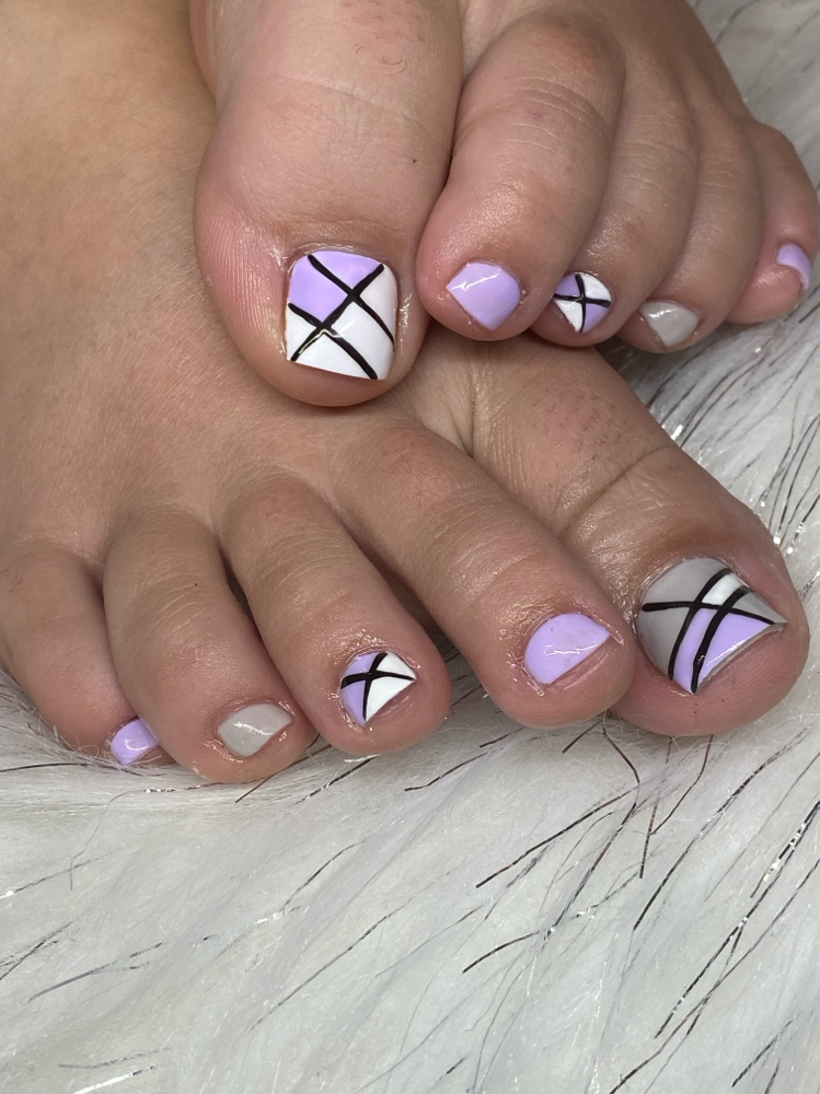 Basic Pedicure With Gel Polish