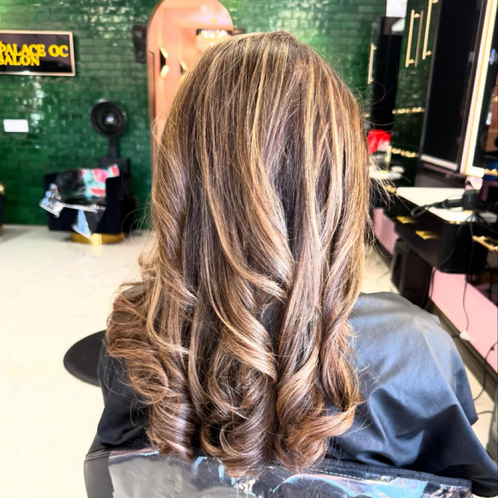 Balayage at Olivia Milene Beauty in Tustin, CA