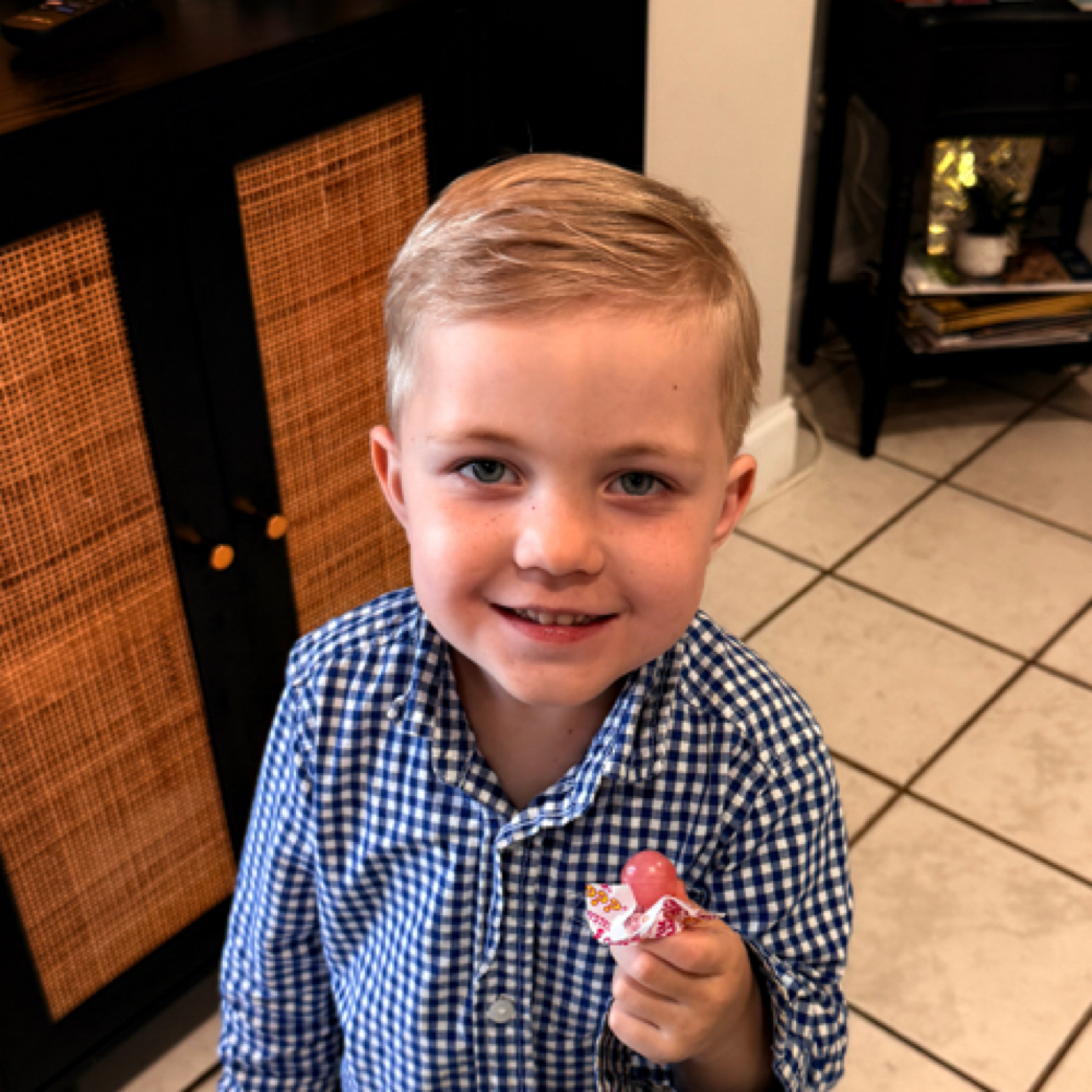 Little boys Haircut at Mary Ann Pope in Hewitt, TX