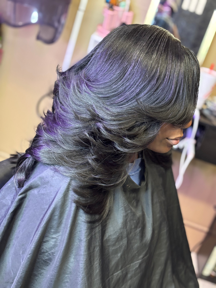 Side/middle Part QUICKWEAVE  Layers at Sistalovebykimmie LLC in Saint Louis, MO