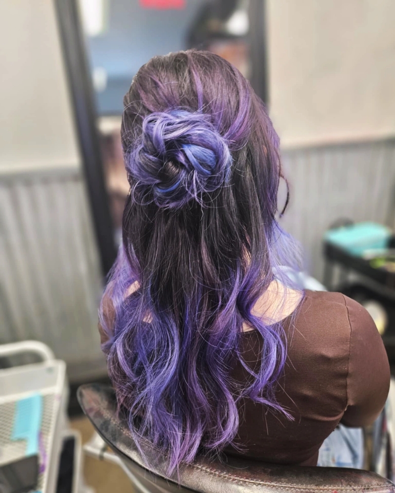 Updo/curling