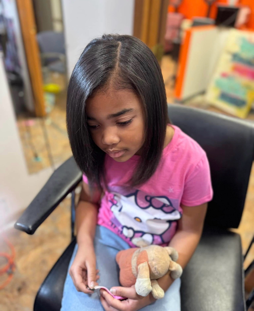 Kids Silk Press (Ages 4-11)