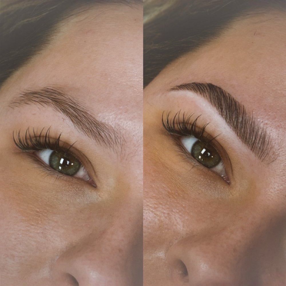 Eyebrow Lamination, Wax & Tint at The Gemini Lounge in Hannibal, NY