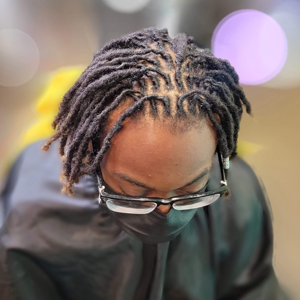Loc Retwist ONLY (Under 75 Locs