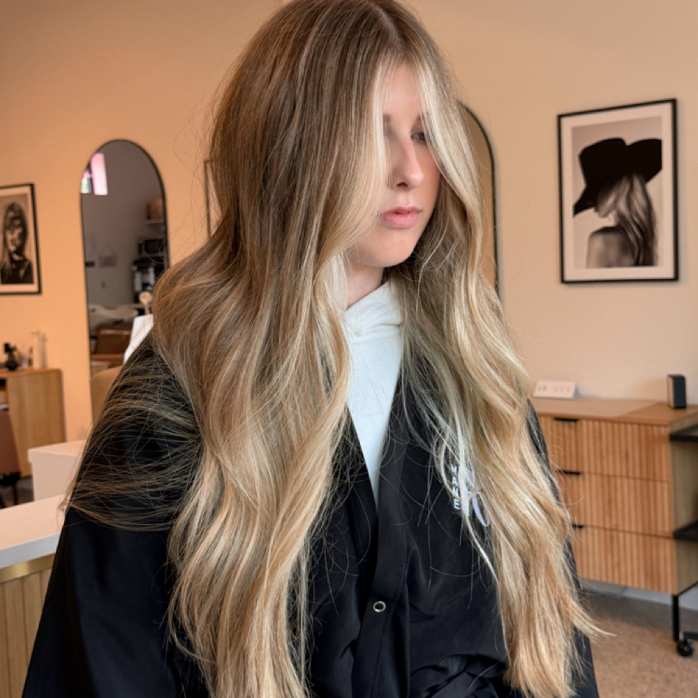 Full Custom Blonding at Hair By Rianna in Sacramento, CA
