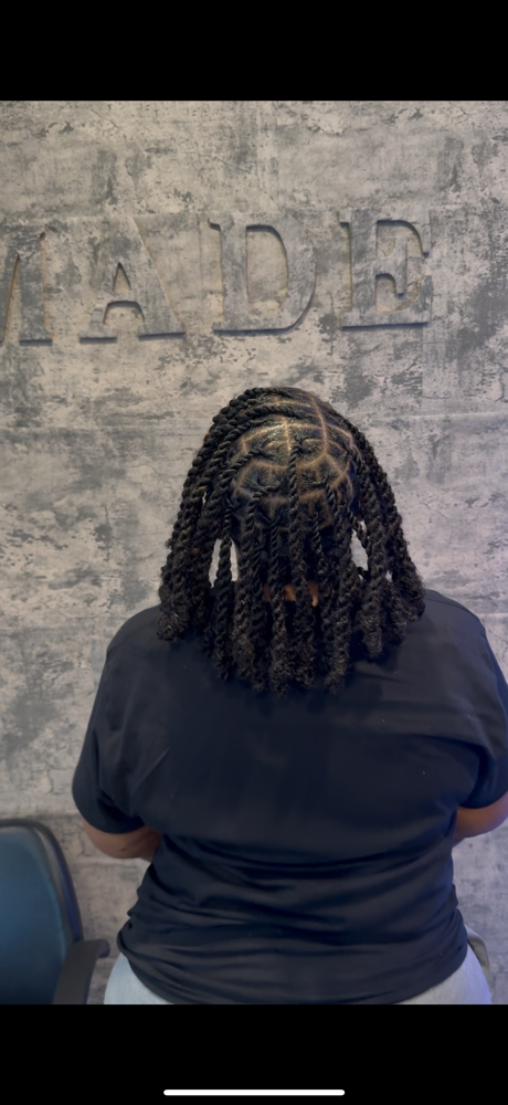 Loose Natural Invisibile Locs at miraamadeemee in Raleigh, NC