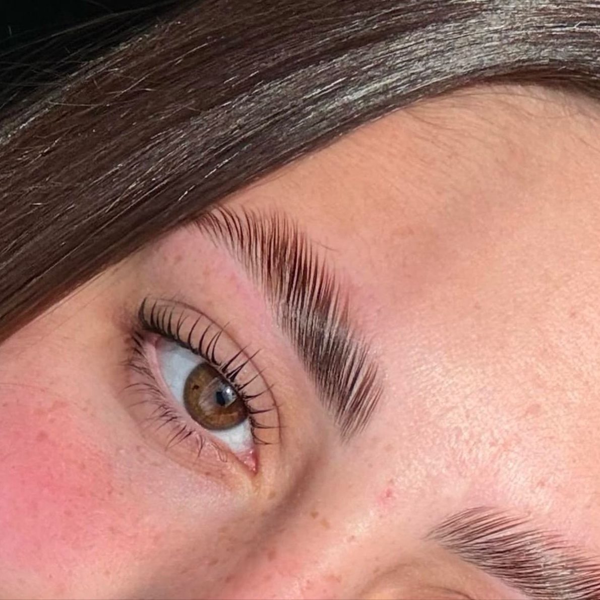 Eyebrow lamination at Aesthetics By Aleigha in Florence, SC