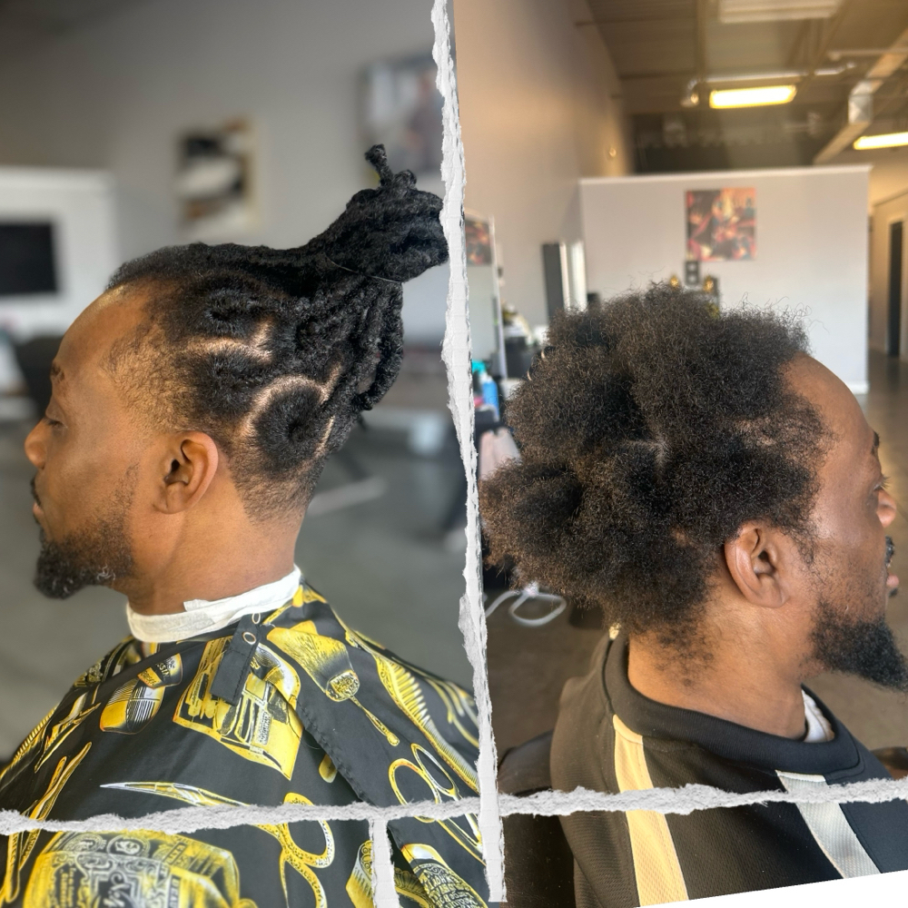 Starter Locs (Crochet) Full Head at KenzKuts in Eau Claire, WI