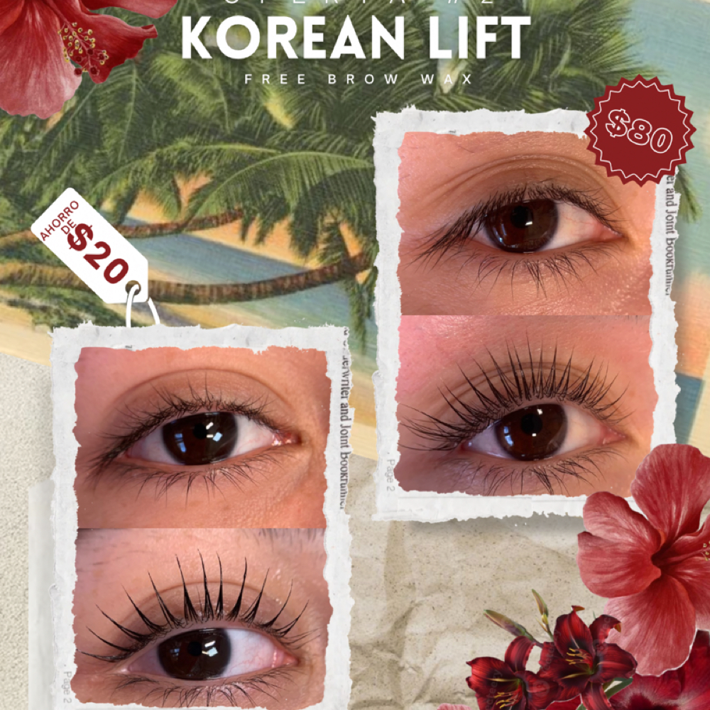 OFERTA KOREAN LIFT + WAX at D'luxe Aesthetics in Mayaguez, PR