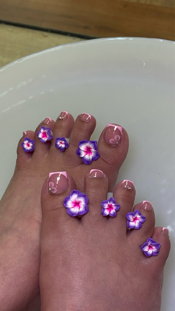 Acrylic Toes Fullset