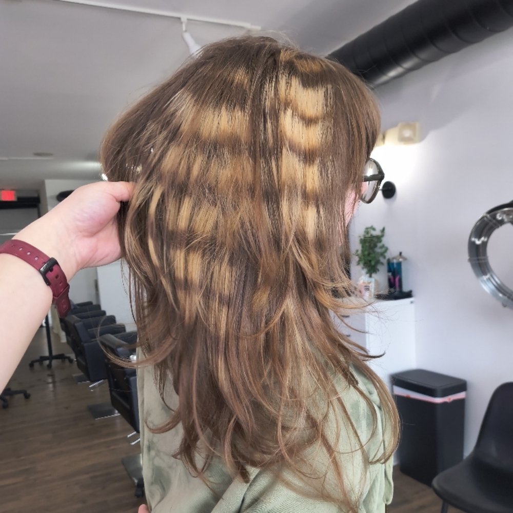 Bleach design at Disco Baby Hair in Fairfield, CT