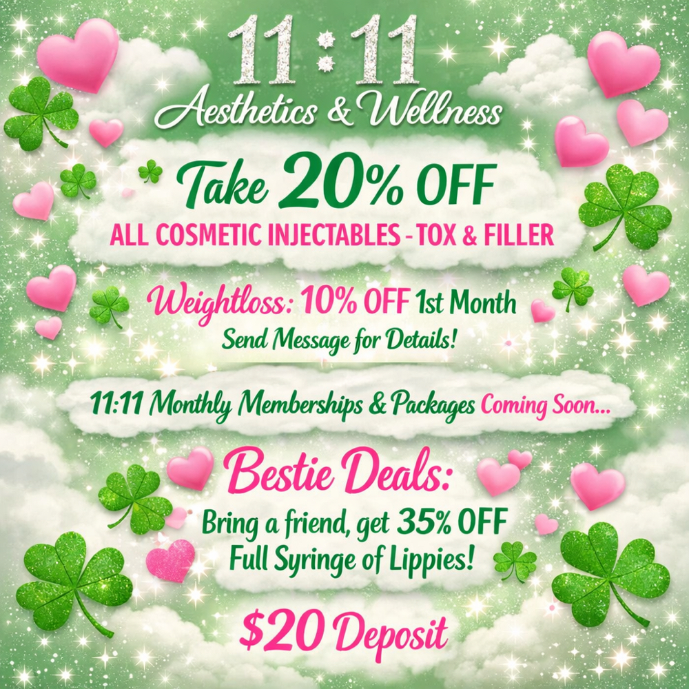 March Specials at 1111 Aesthetics & Wellness in Irving, TX