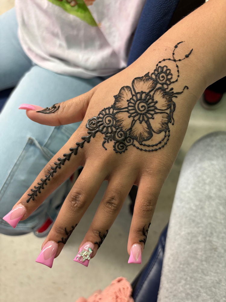 Wrist length henna