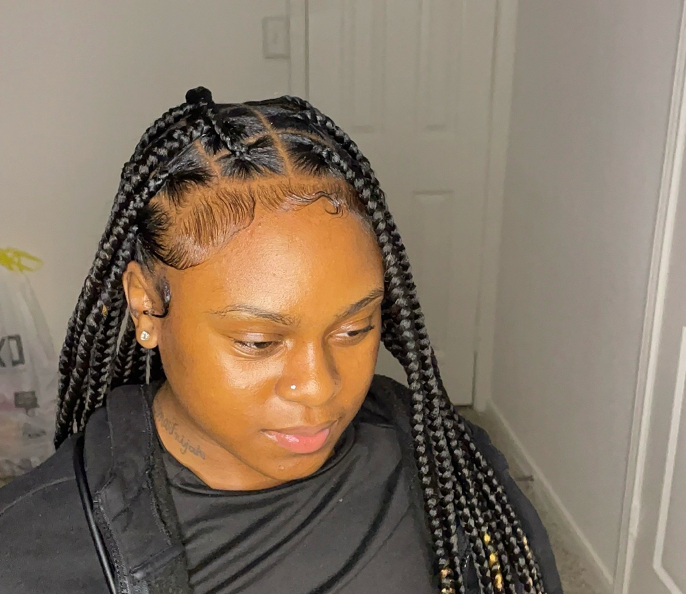 Large Knotless Braids at TheBratZHouse in Houston, IL