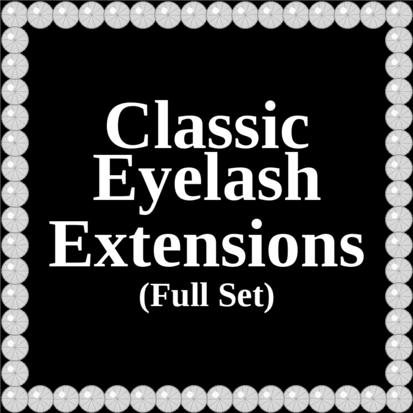 Standard Classic Lash Extension Set at Glitzy Glam Artistry in Dixon, CA