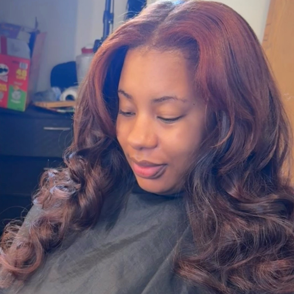 Traditional Sew in (leave out) at FinessedBeautybar in Evans Mills, NY