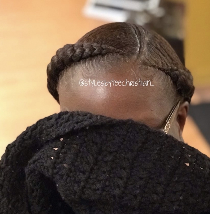 2 Feed In Braids