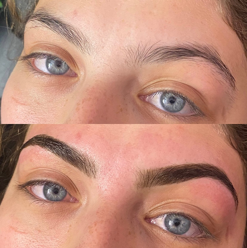 brow wax + stain