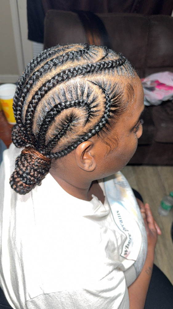 Feed Ins (4-6 Braids)