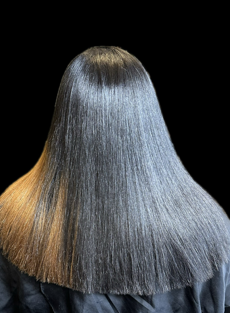 Silk Press “Hair Pass shoulders”