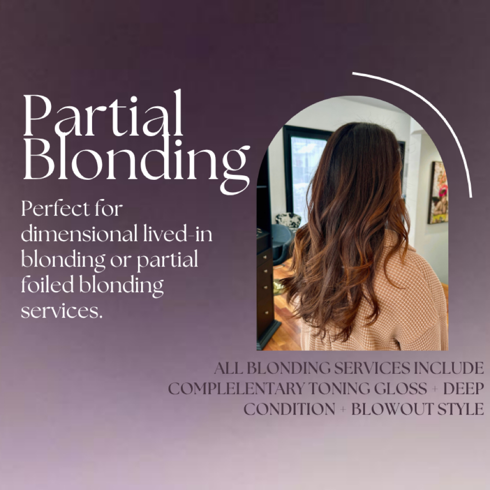 Partial Blonding at Sam at Foil Hair Co. in Hudson, OH