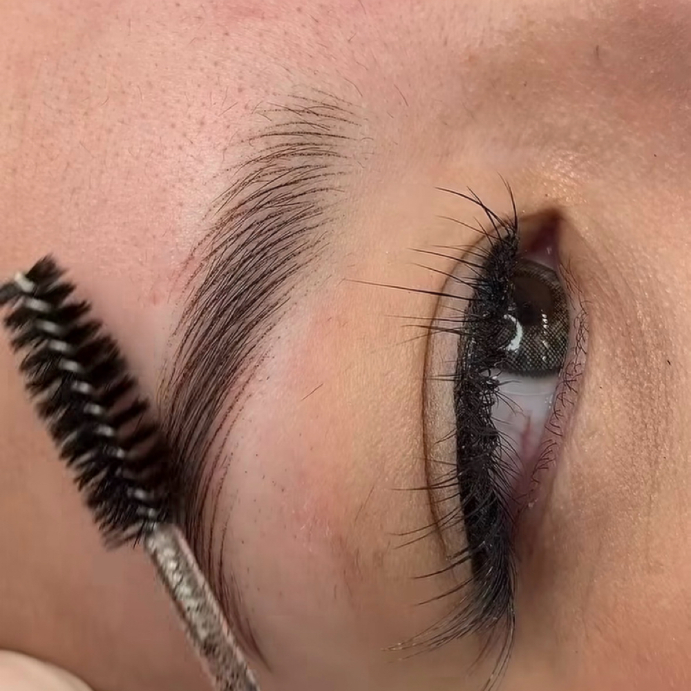 Machine Hairstrokes at Brow Babez in Suffield, CT