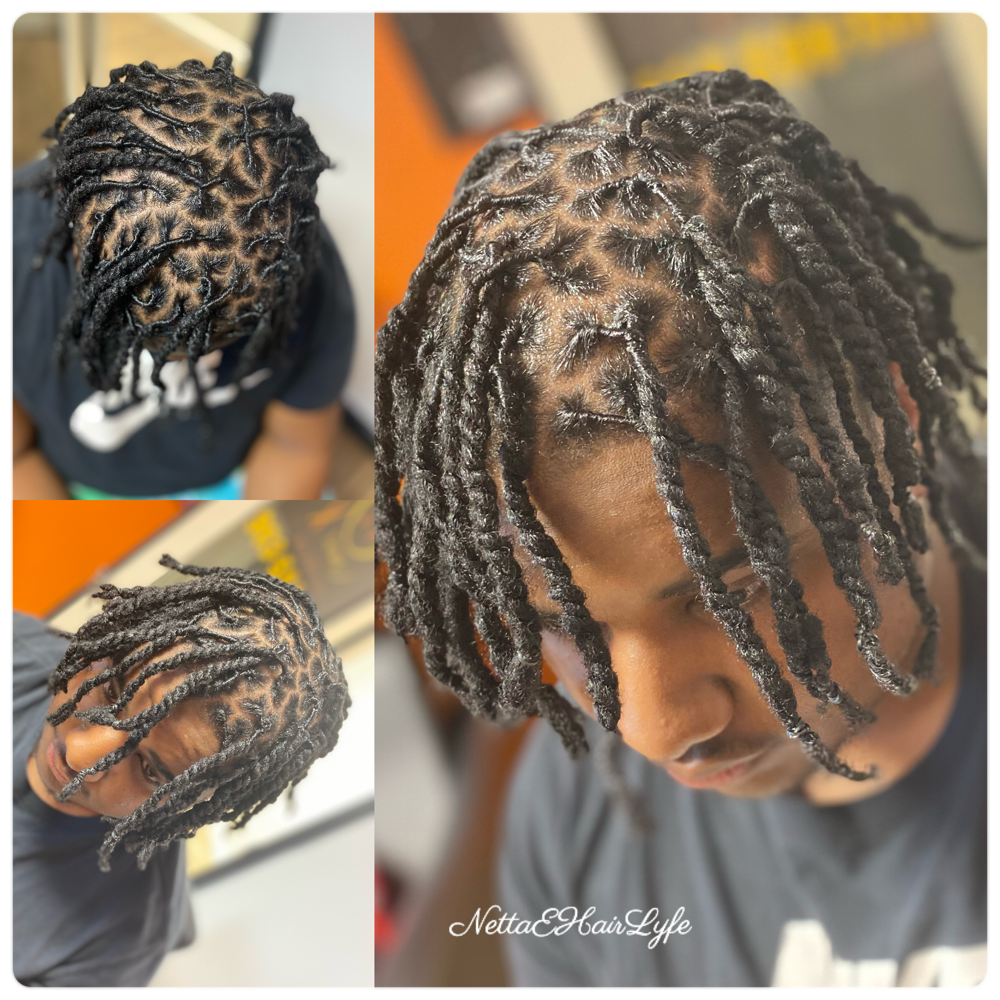 Loc Retwist With Two Strand Twist