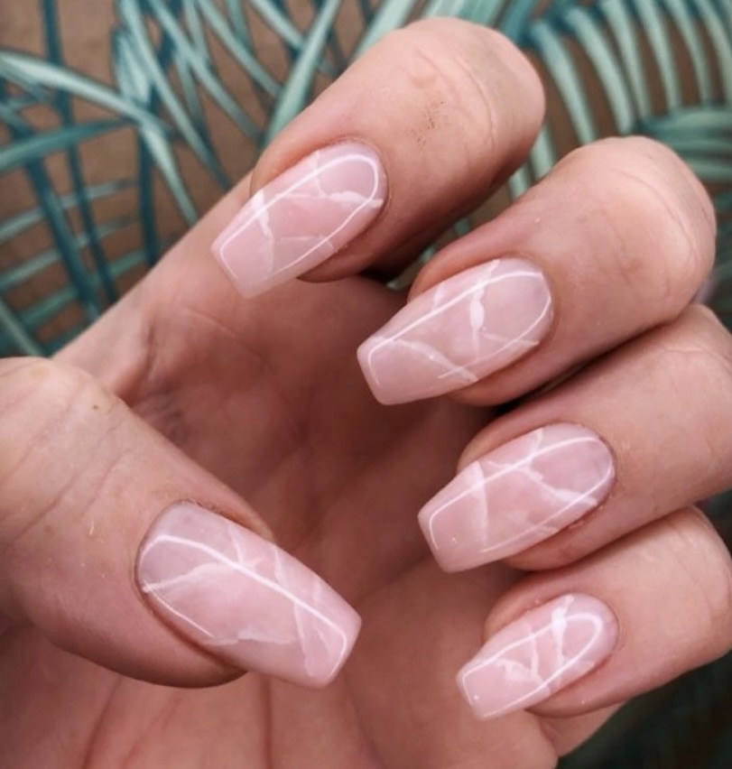 Rose Quartz Manicure