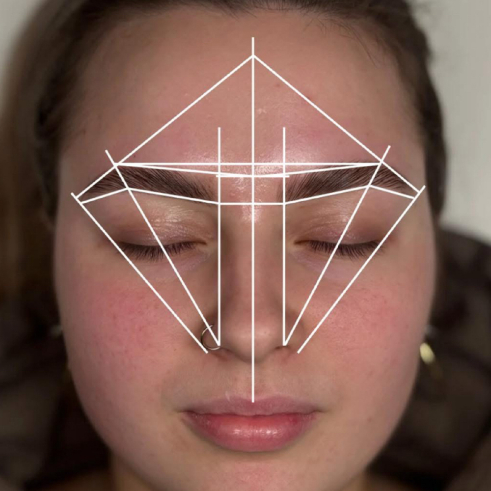 Brow Scuplting at GLOvana Lash Studio in Frisco, TX