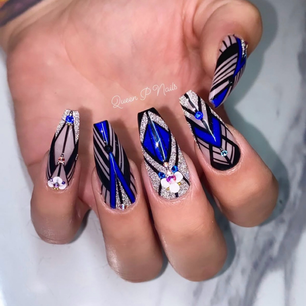 Freestyle  (8–10 Detailed Nails) at Queen P Nails LLC in Stafford, VA