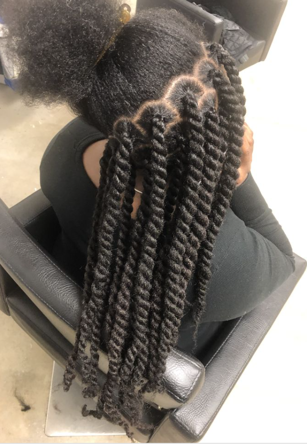 Large (Mini) Twists at Braid'd by Jenn in Durham, NC