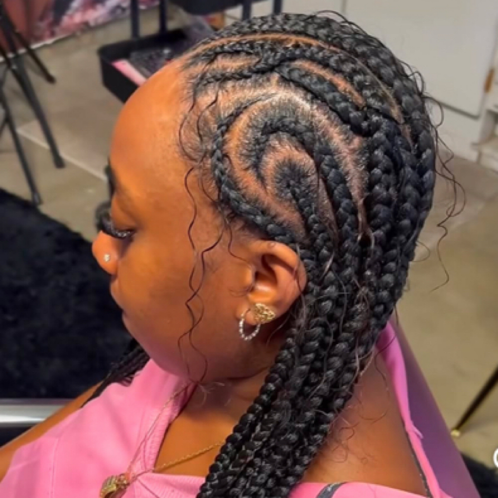 12 Feed -In braids at AVY DID IT LLC in Bay Point, CA