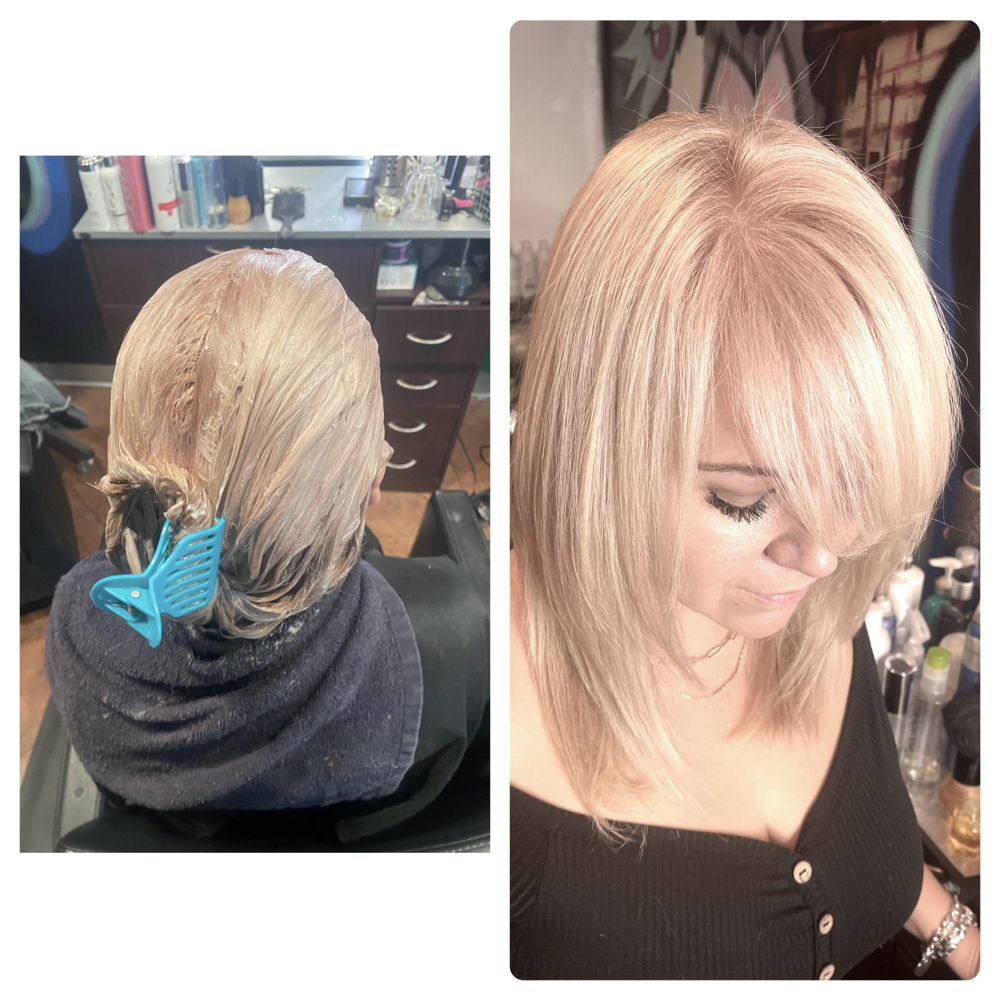 Cut And Color Touch Up