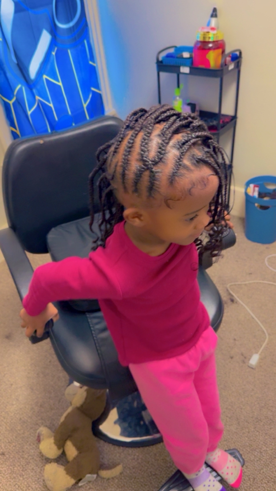Kids Braided Boho Mohawk