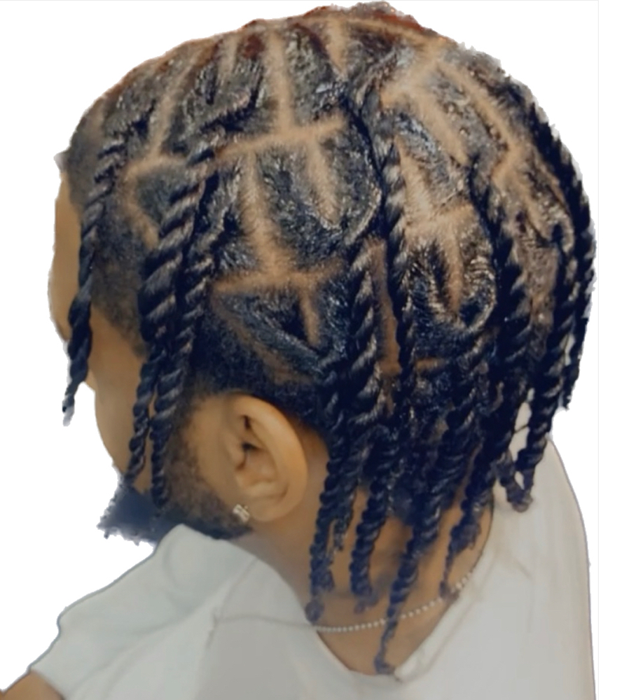 “Y” Twist/Half Head