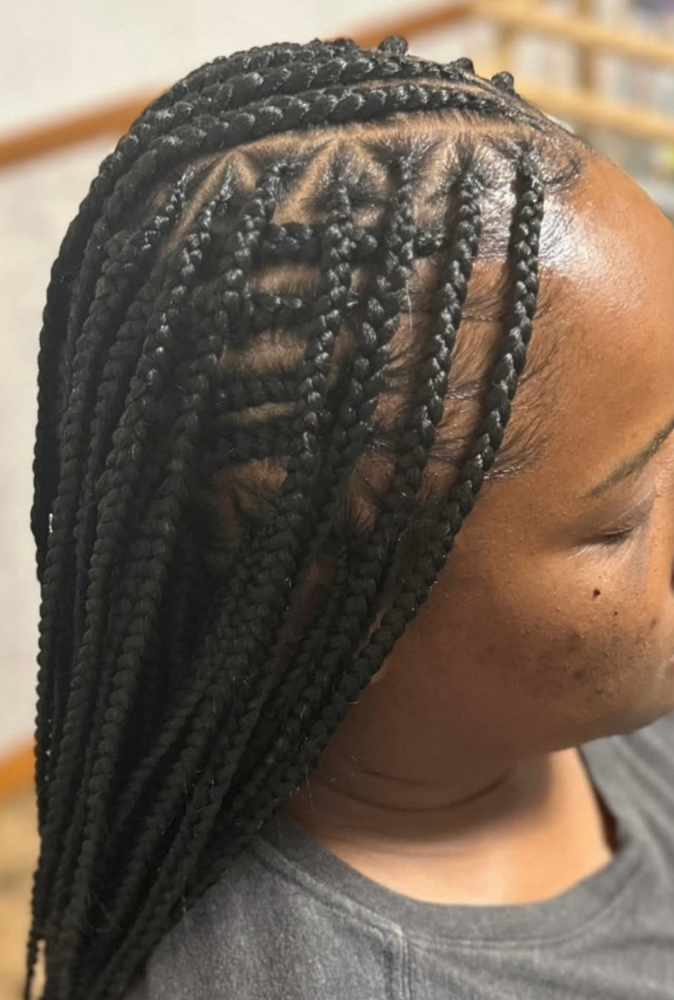 Half Feed / Box Braids /knotless at Applying Pressure in yoakum, TX