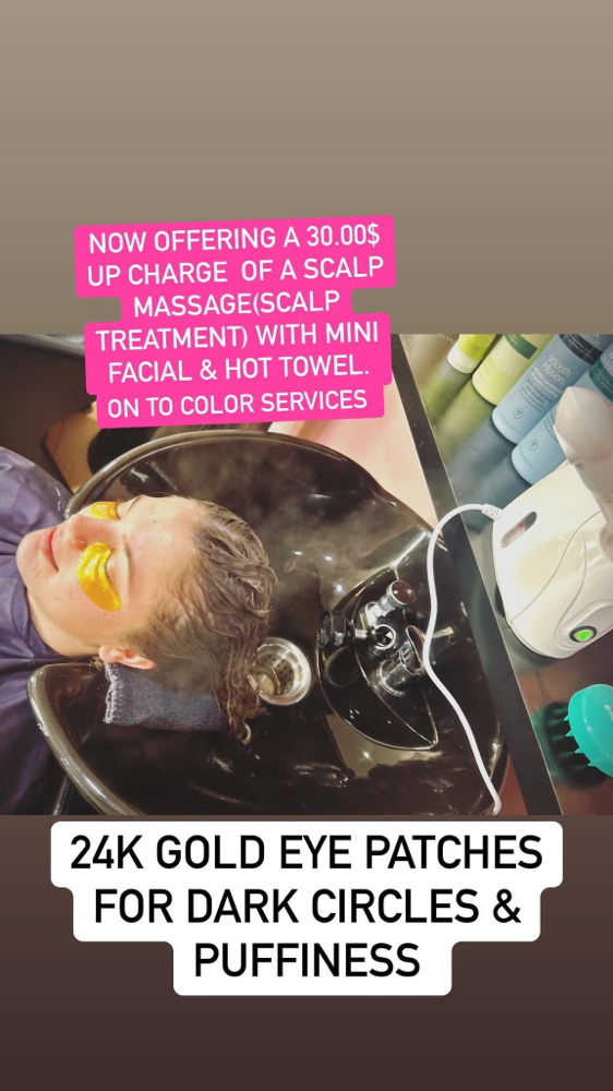 Scalp Massage & Treatment Etc.