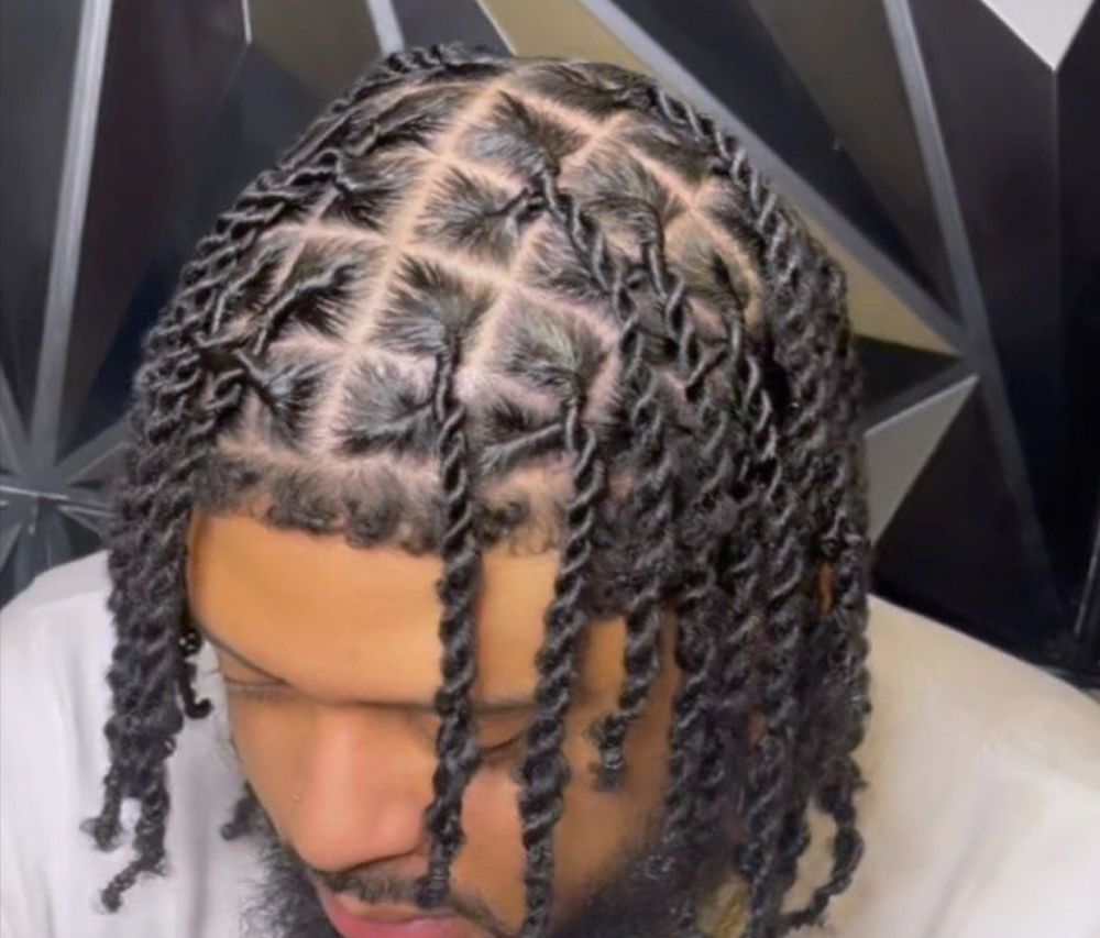 MEN SMALL TWO STRAND TWISTS