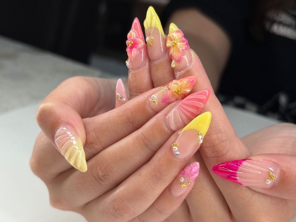 Long Polygel Fullset at Nail Bar by Adri in Suwanee, GA