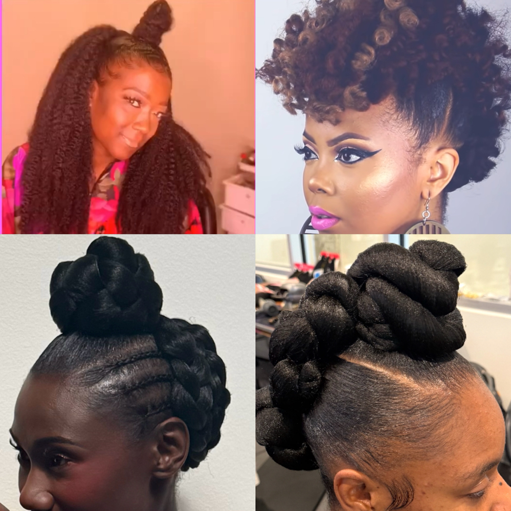 Afro Centric Hairstyles at Lovelys Hair Gallery in Southfield, MI