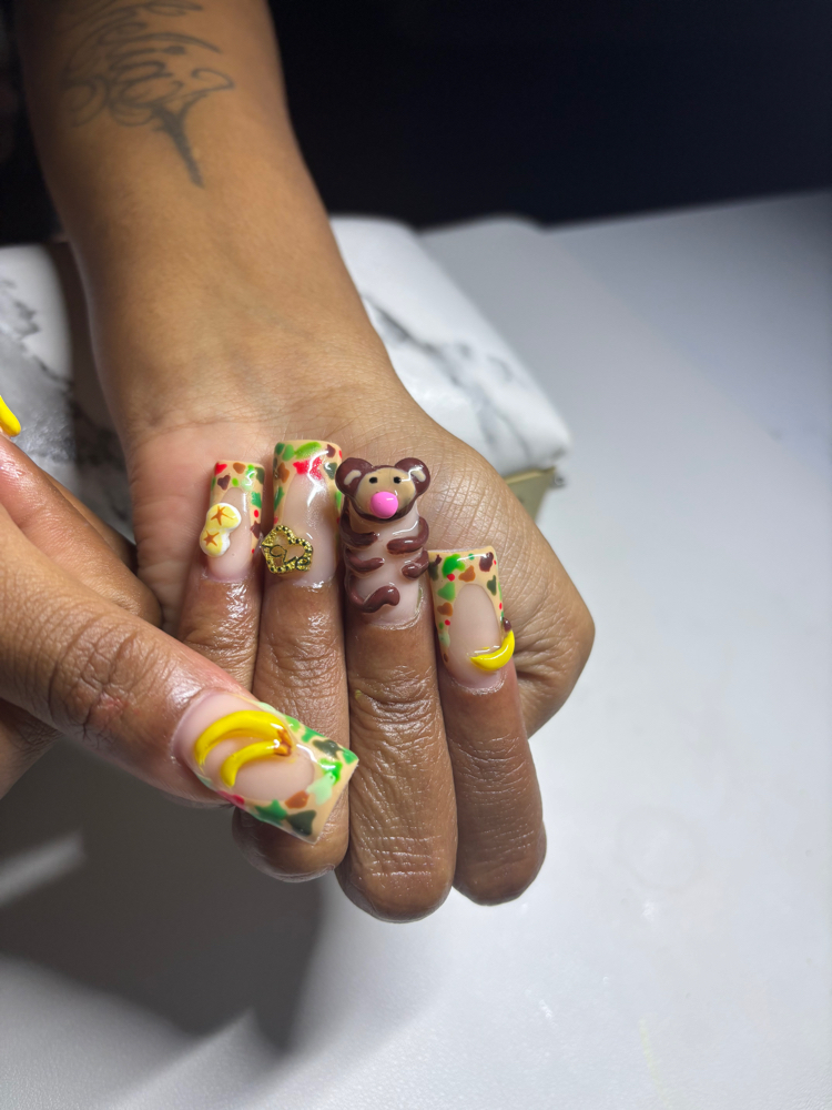 Full Set With Design (medium) at Styles By Jalyssa in Phoenix, AZ