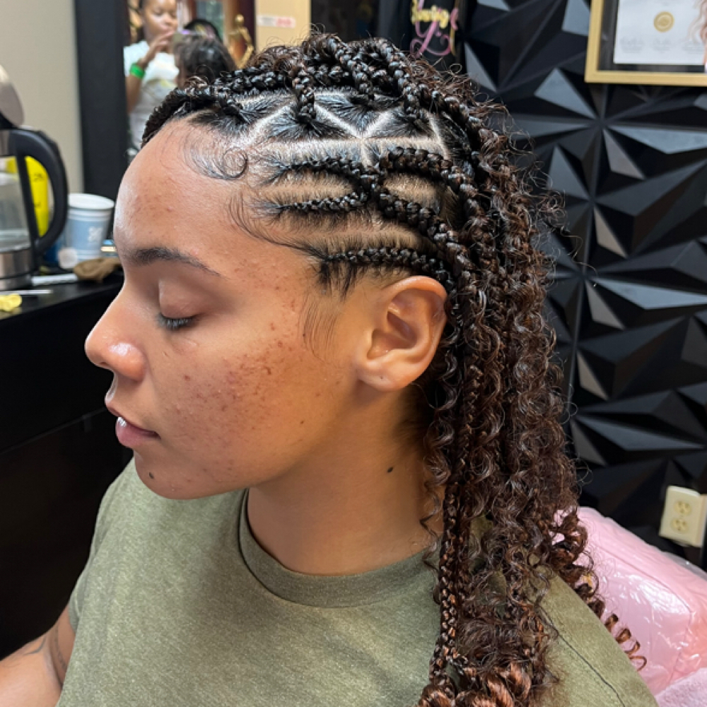 Fulani Braids at Growing Confidence in Michigan City, IN