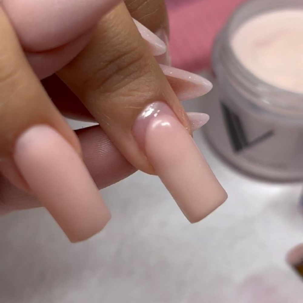 Acrylic Fill-in at Ashes To Beauty Nail Studio in Lexington, NC