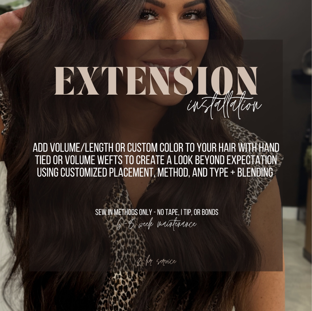 WBR Extension Install at Hair By Cassy and Team in Frisco, TX