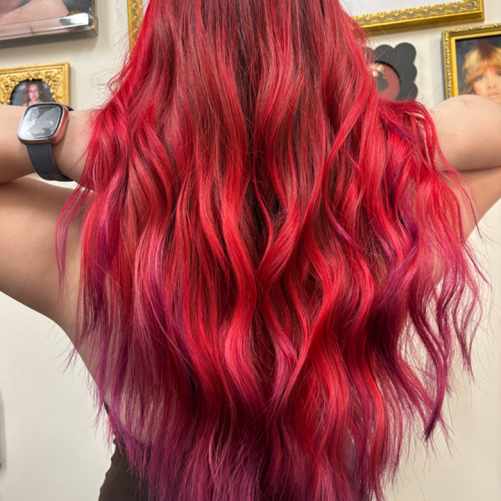 Partial Mystery Fantasy Color at Coastal + Clover in Hillsborough, NC