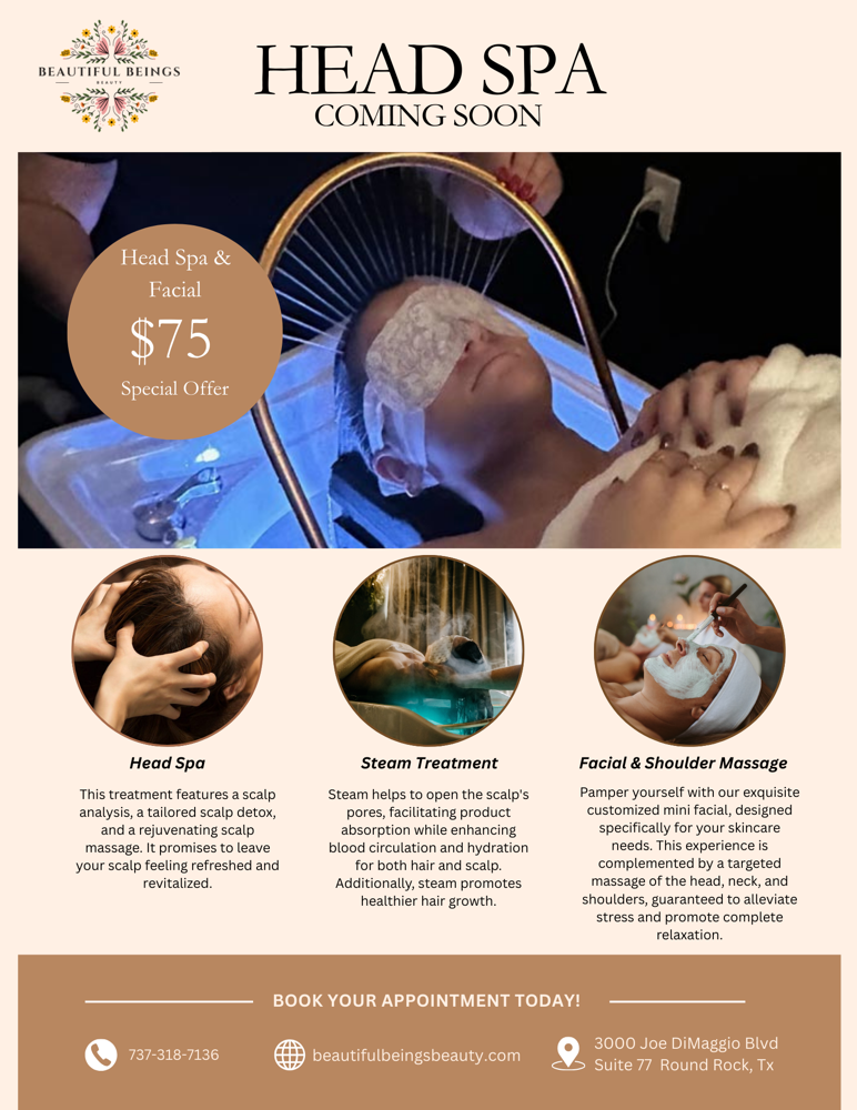 Head Spa (AVAILABLE JUNE 1)