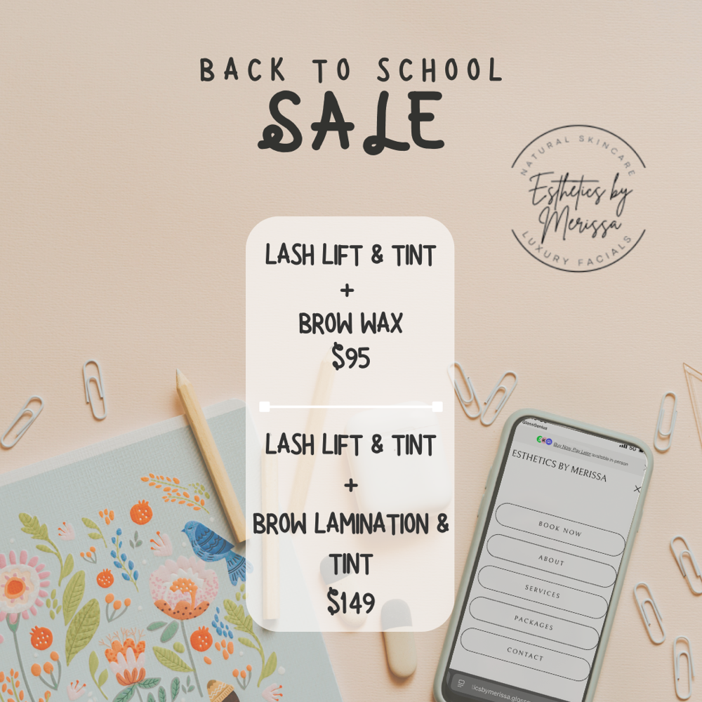 Back To School Lash & Brow Special