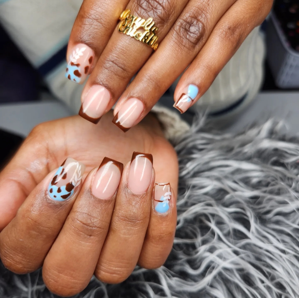 Structured Gel Mani Fill W/designs