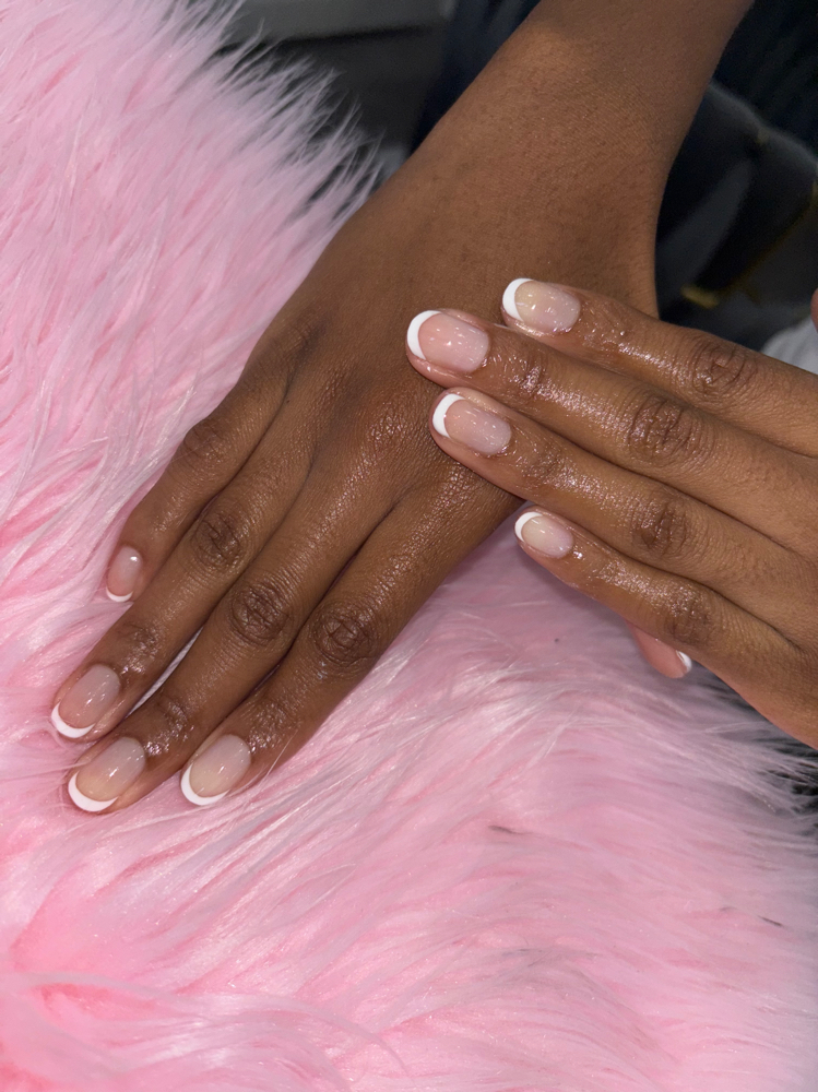French Gel Manicure