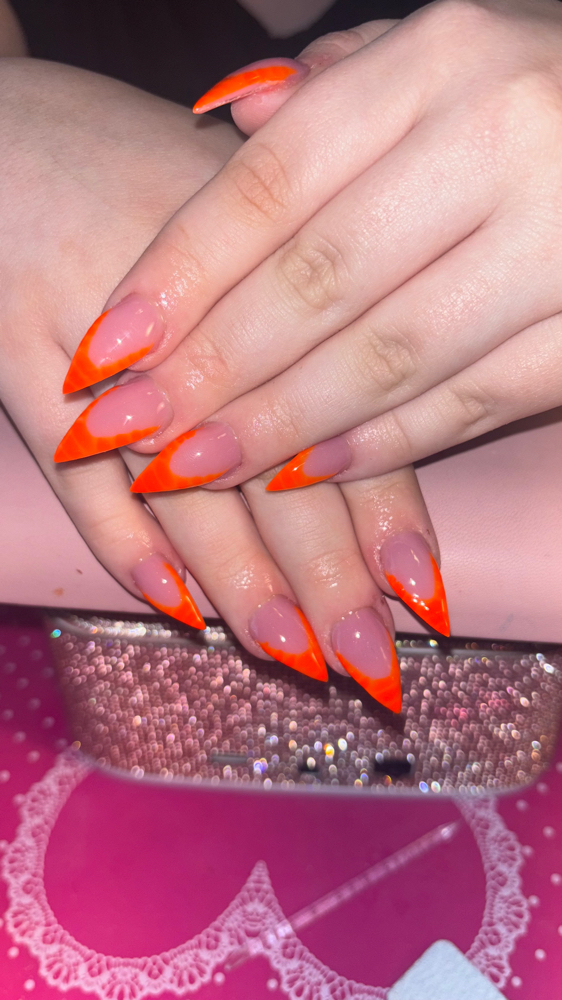 French Tip Nails at NailsByAprel in Saltillo, MS
